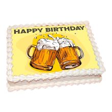 Fototorte Bier 