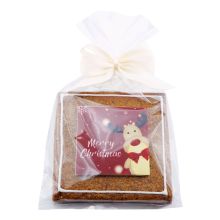 Give Away Quadrat Rentier 8 x 8 cm B2B