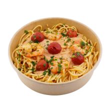 Spaghetti mit Black Tiger Crevetten