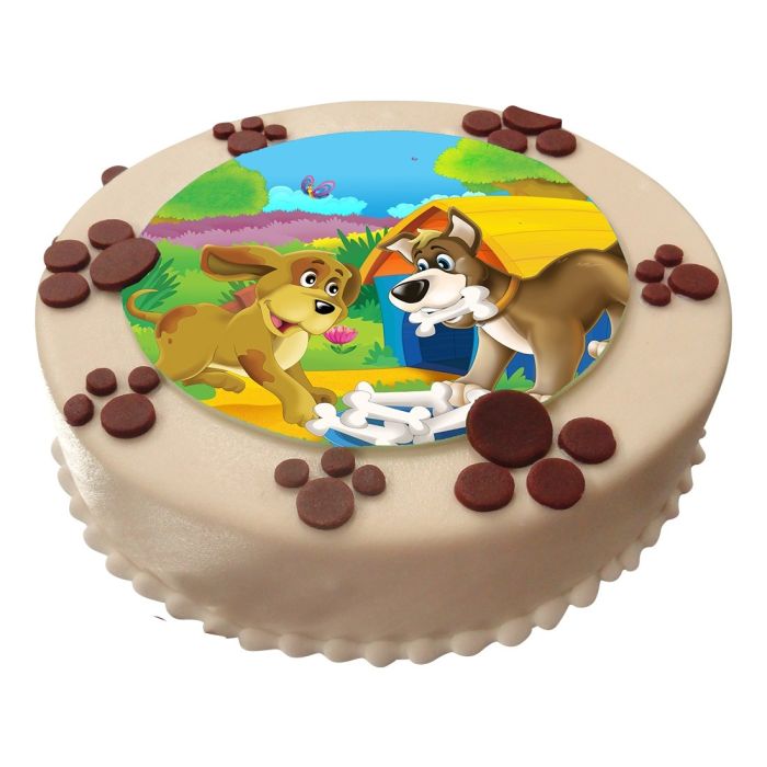 Color-Torte rund Paw