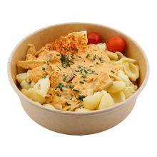 Poulet an Pilzrahm Sauce 