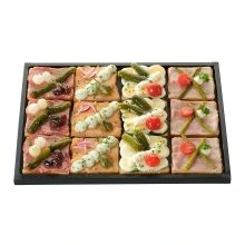 Canapé gross 12 Stück