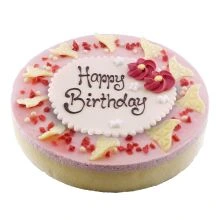 Erdbeer-Joghurttorte 10 Pers. mit Text
